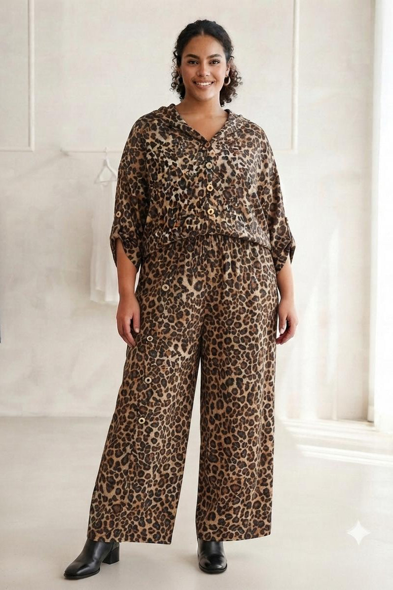 ΖΑΚΕΤΑ ΠΛΕΚΤΗ ANIMAL PRINT ΜΕ ΚΟΥΚΟΥΛΑ